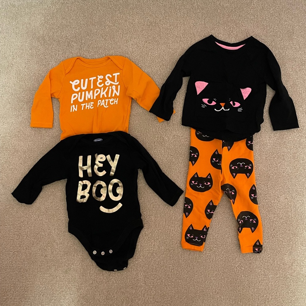 Baby girl Halloween 12M bundle